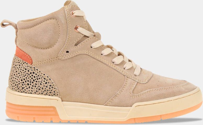 PS Poelman Teak hoge suède sneakers beige - Foto 2