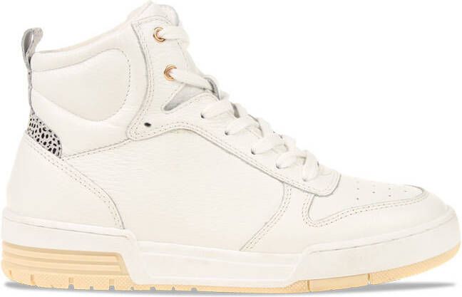 PS Poelman Teak hoge leren sneakers wit - Foto 2