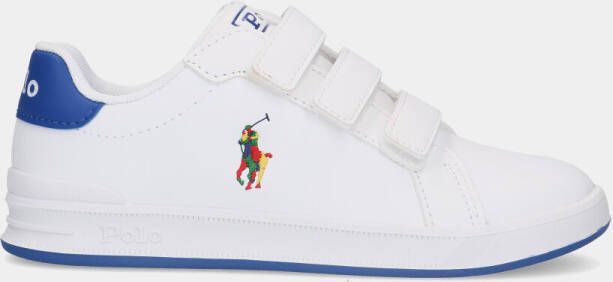 Ralph Lauren Polo Heritage Court II EZ White Royal kleuter sneakers