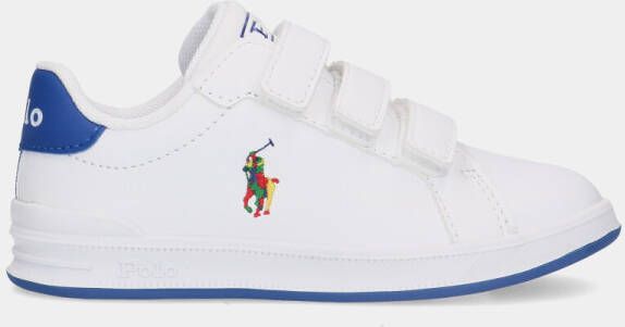 Ralph Lauren Polo Heritage Court II EZ White Royal peuter sneakers