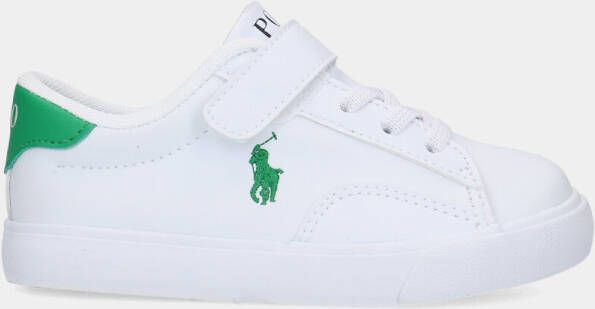 Ralph Lauren Polo Theron V PS White Green peuter sneakers