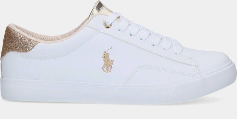 Ralph Lauren Polo Theron V White Gold kinder sneakers