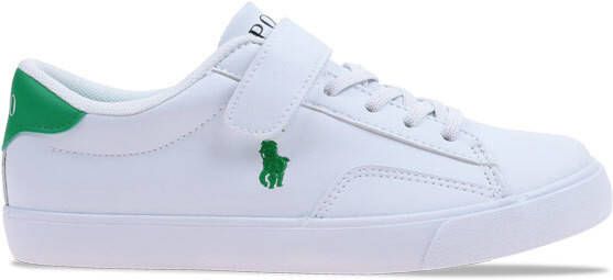 Ralph Lauren Polo Theron V PS White Green kleuter sneakers