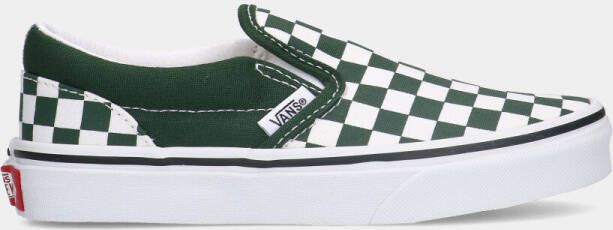 Vans Classic Slip-On Checkerboard Theory Green kleuter