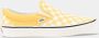 Vans Ruitpatroon Instap Lage Schoen Lijnzaad Wit Yellow Heren - Thumbnail 2