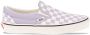 Vans Ruitpatroon Slip-on Sneaker Languid Lavendel Wit Purple Dames - Thumbnail 1