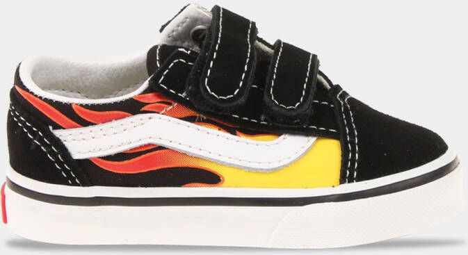 Vans Old Skool Flame Zwart Multicolour Peuters