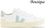 Veja Campo Chromefree Leather Dames Sneakers Schoenen Leer Wit CP0502485A - Thumbnail 4