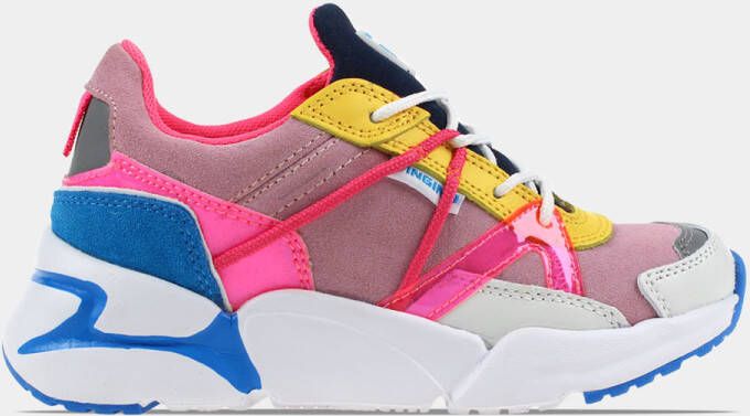 Vingino Odilia Lage sneakers Leren Sneaker Meisjes Roze - Foto 6