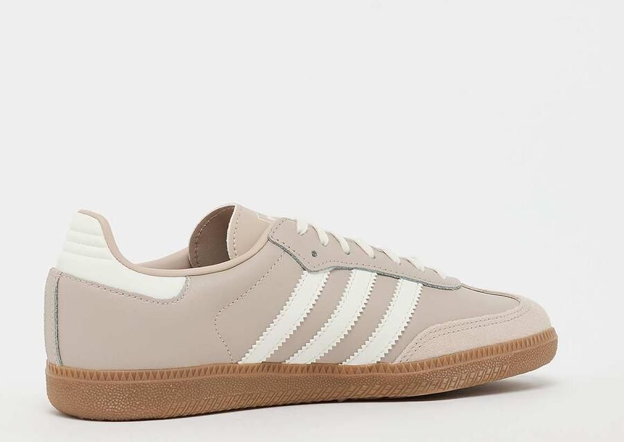 Adidas Originals Samba OG J ftwr white core black gum 5 Unisex beige 2 3 Schoenen
