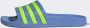 Adidas adilette Slippers en Sandalen Blauw Maat: 36 2 3 Mesh Synthetisch Foot Locker - Thumbnail 2