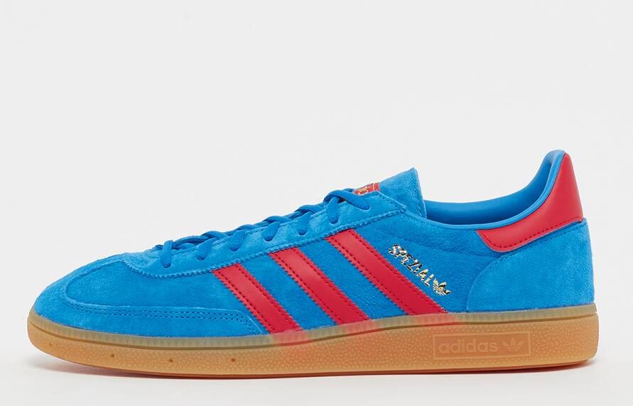 adidas Originals Handball Spezial Sneaker Fashion sneakers Schoenen bright blue vivid red gold met. maat: 41 1 3 beschikbare maaten:41 1 3 42