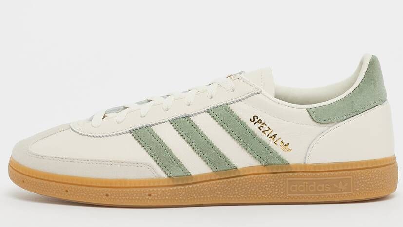 adidas Originals Handball Spezial Sneaker Terrace Styles Schoenen white silver green gum 3 maat: 41 1 3 beschikbare maaten:41 1 3 42 2 3 43 1