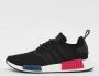 Adidas Originals Nmd_R1 Zwarte Stoffen Sneakers met Rode en Blauwe Inzetstukken Zwart - Thumbnail 5