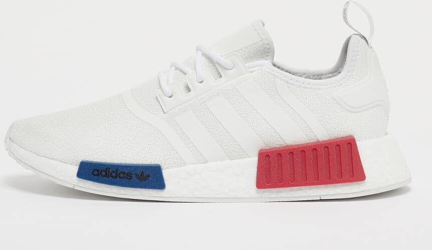 Adidas Originals Nmd_R1 Witte Stoffen Sneakers met Rode en Blauwe Accenten White - Foto 8