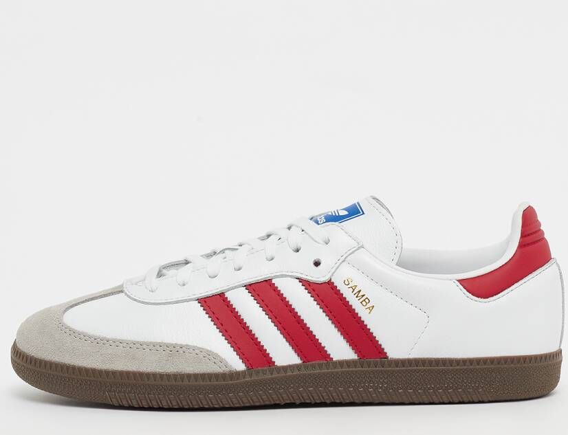 Adidas Originals Samba OG White Better Scarlet Gum 5- White Better Scarlet Gum 5 - Foto 6