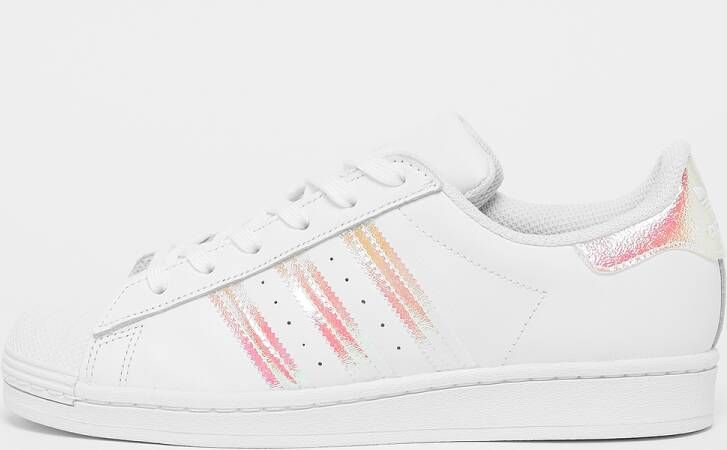 Adidas Witte Superstar J Sneakers met Holografische Accenten Wit - Foto 12