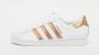 Adidas Originals Witte Leren Sneakers met Contrast Inzetstukken White Dames - Thumbnail 8