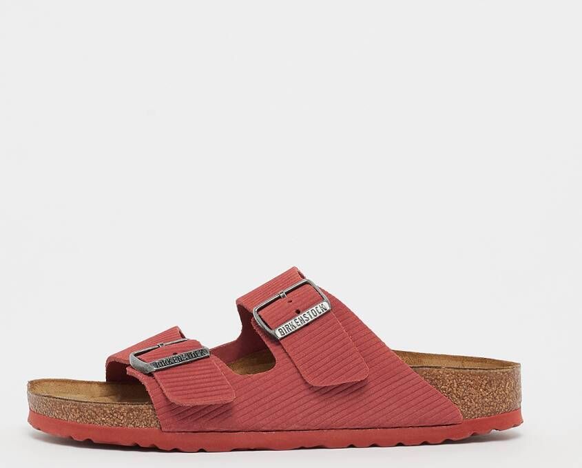 Birkenstock Arizona Vl Corduroy Sandalen & Slides Schoenen sienna red maat: 36 beschikbare maaten:36 37 38 40