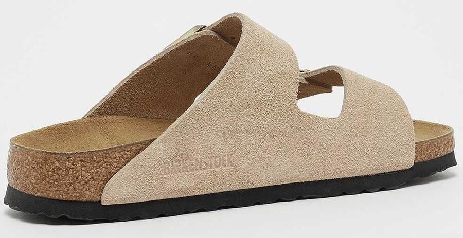BIRKENSTOCK Slippers Dames Arizona Dames Maat: 42 Materiaal: Suède Kleur: Beige - Foto 16