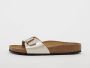 BIRKENSTOCK Slippers Dames Madrid Big Buckle Dames Maat: 40 Materiaal: Leer Kleur: Wit - Thumbnail 11