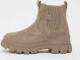 Prada Enkellaarzen Logo Ankle Boots in zwart - Thumbnail 1
