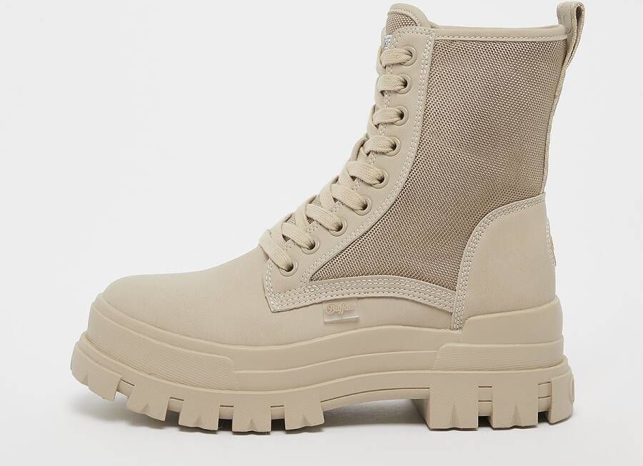 Buffalo Aspha Com2 Lace Up Mid Boots Schoenen cream maat: 37 beschikbare maaten:36 37 38 39 40 41