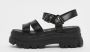 Buffalo Sandalen met geprofileerde plateauzool model 'ASPHA' - Thumbnail 4