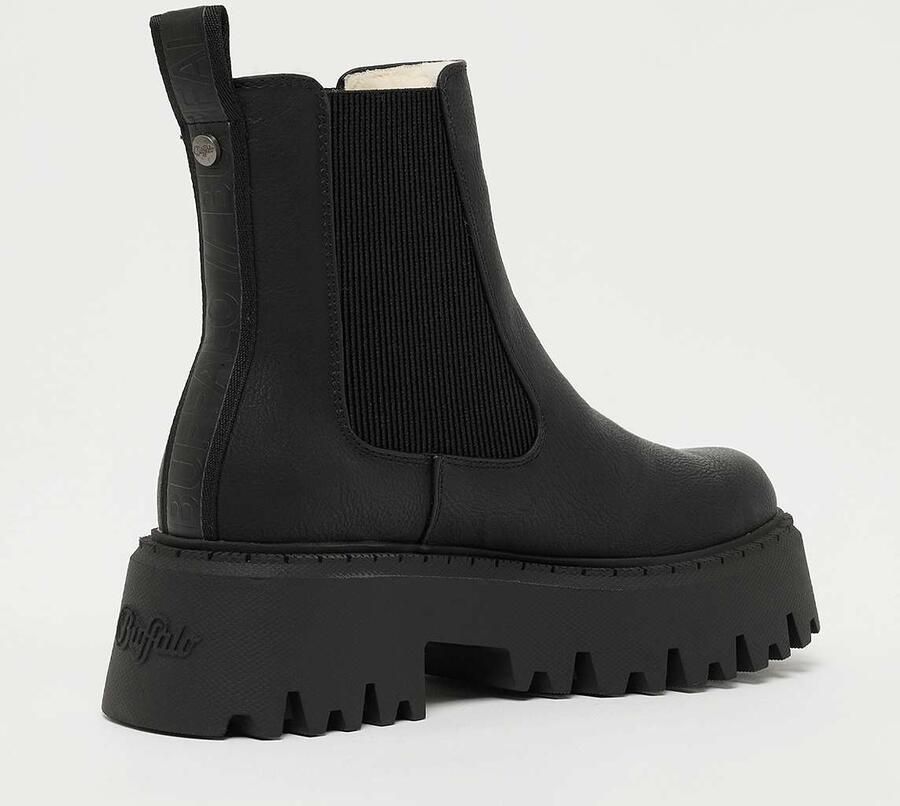 Buffalo Chelsea-boots Aspen Chelsea warm Plateauzolen enkellaarsjes instaplaarzen met memory foam-binnenzool - Foto 7