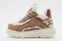 Christian Louboutin Sandalen met hak Pyraclou 110 in beige - Thumbnail 1