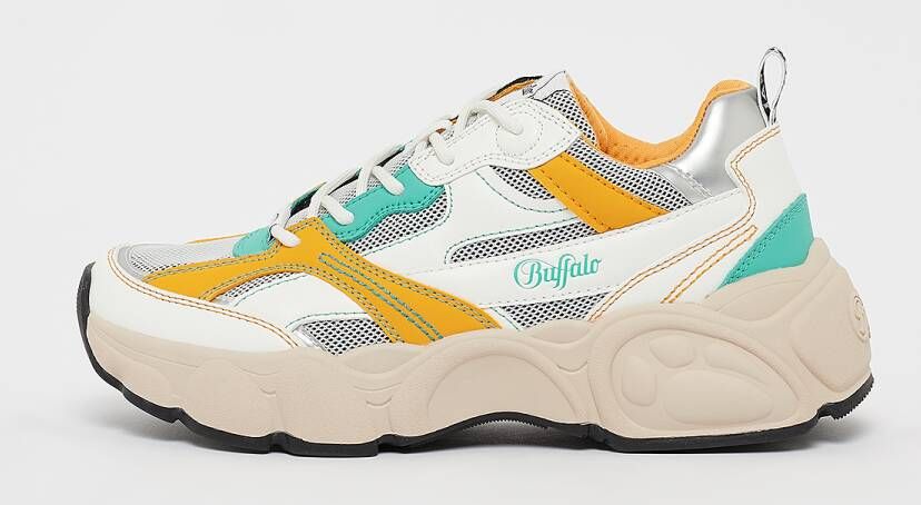 Buffalo Cld Run Rt Trendy Sneakers Dames silver orange green maat: 36 beschikbare maaten:36 37 38 39 40 41