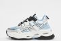 Buffalo Triplet Hollow Trendy Sneakers Dames white blue silver maat: 36 beschikbare maaten:36 37 38 39 40 41 - Thumbnail 3