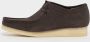Clarks Donkerbruine Suède Heren Mocassin Schoen Brown Heren - Thumbnail 2