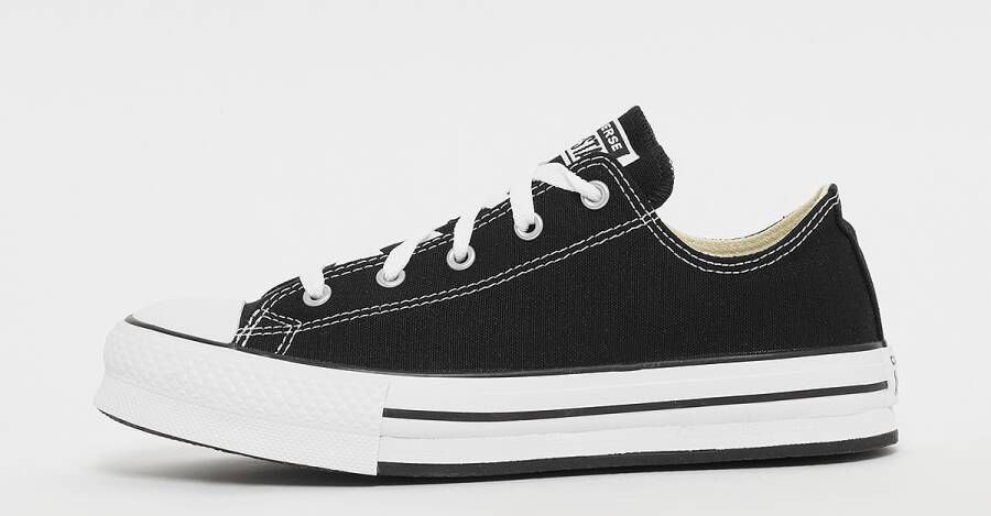 Converse Chuck Taylor All Star Eva Lift Canvas Platform (GS) in Zwart