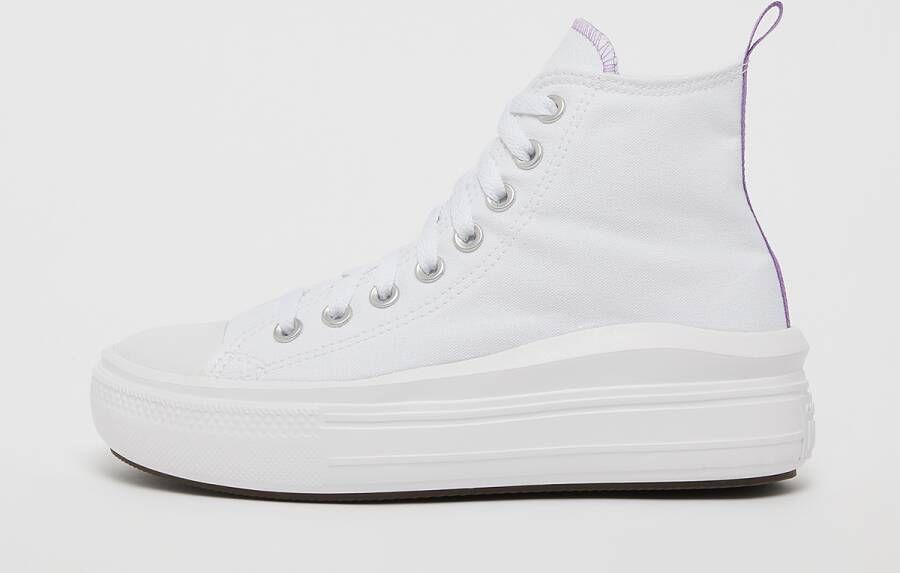 Converse Chuck Taylor All Star Move Platform Fashion sneakers Schoenen white pixel purple white maat: 36 beschikbare maaten:36 39
