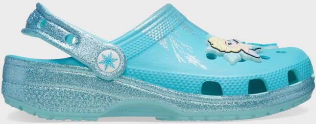 Crocs Frozen Elsa Classic Clog (PS) unisex Slides & Sandalen blauw Schoenen