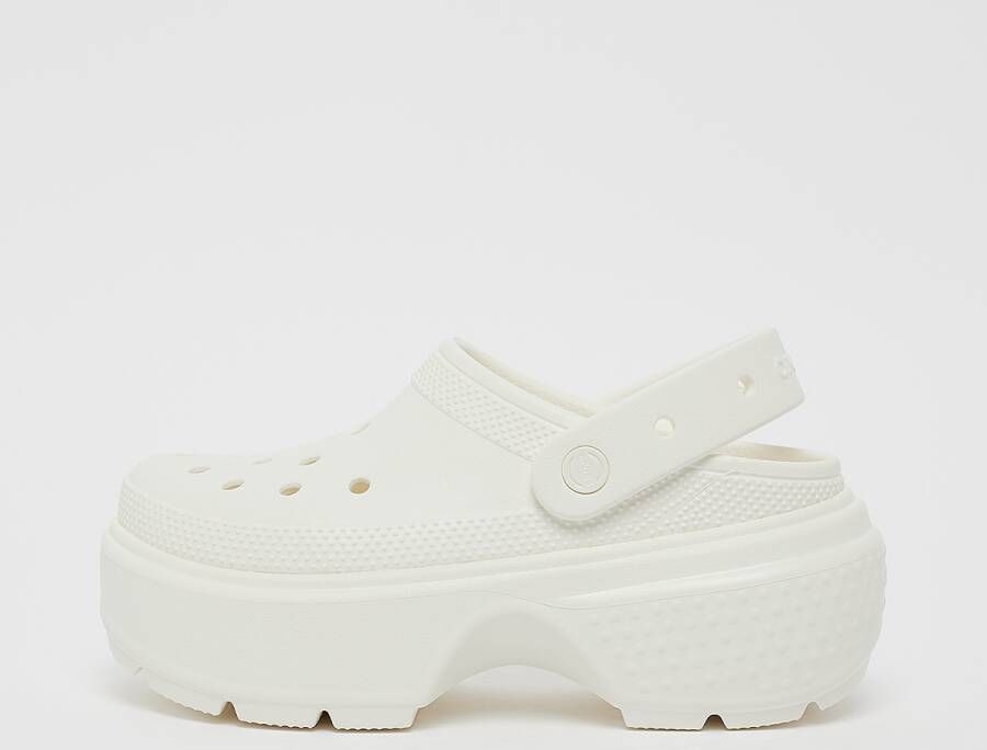 Crocs Classic Stomp Sandalen & Slides Dames chalk maat: 38 39 beschikbare maaten:36 37 38 39 40 41 42