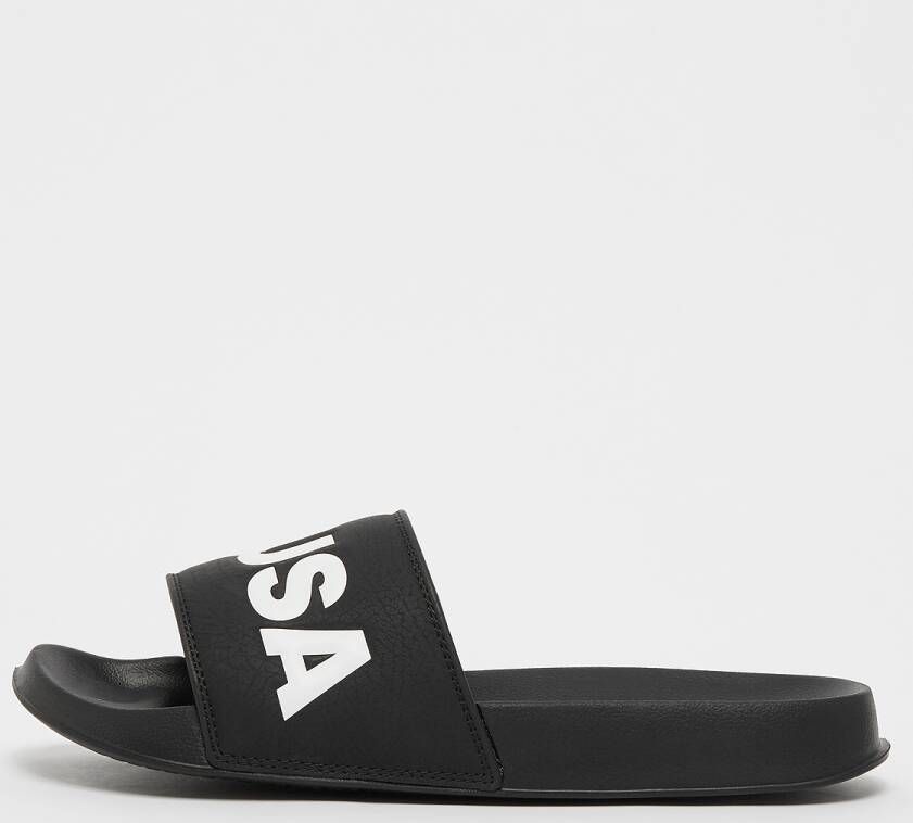 DC Shoes Heren Synthetisch Leren Slider Flip Flops Black Heren - Foto 2