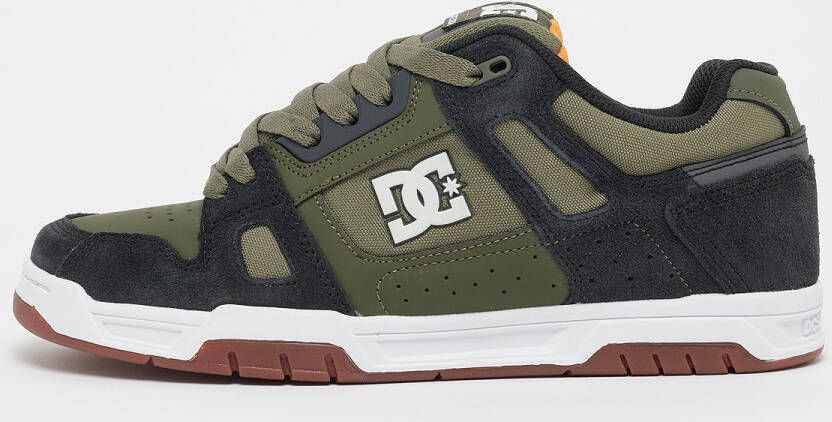 DC Stag army olive Skate in zwart formaten: 41