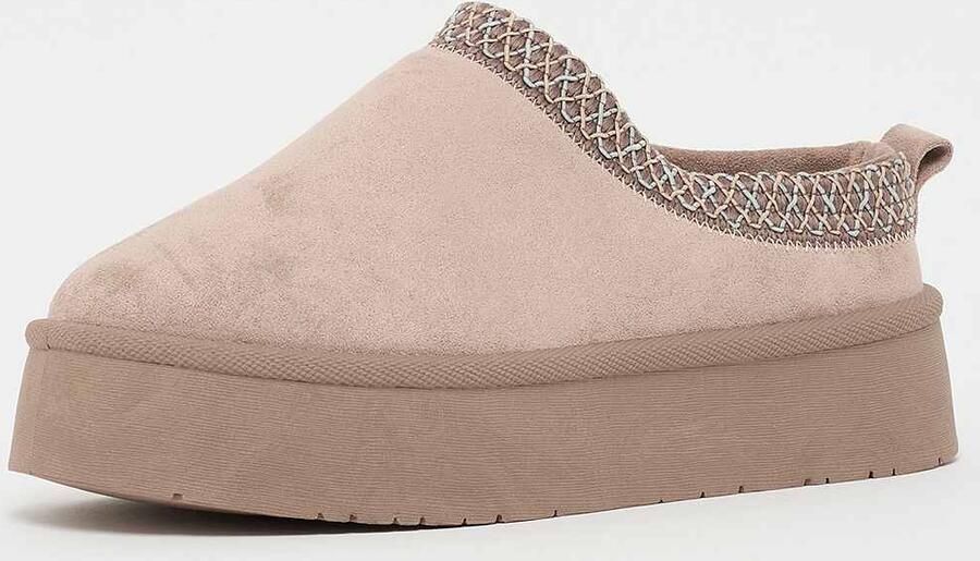 Decibel Liorah Plateau Leather Slide Women Boots beige Schoenen - Foto 2