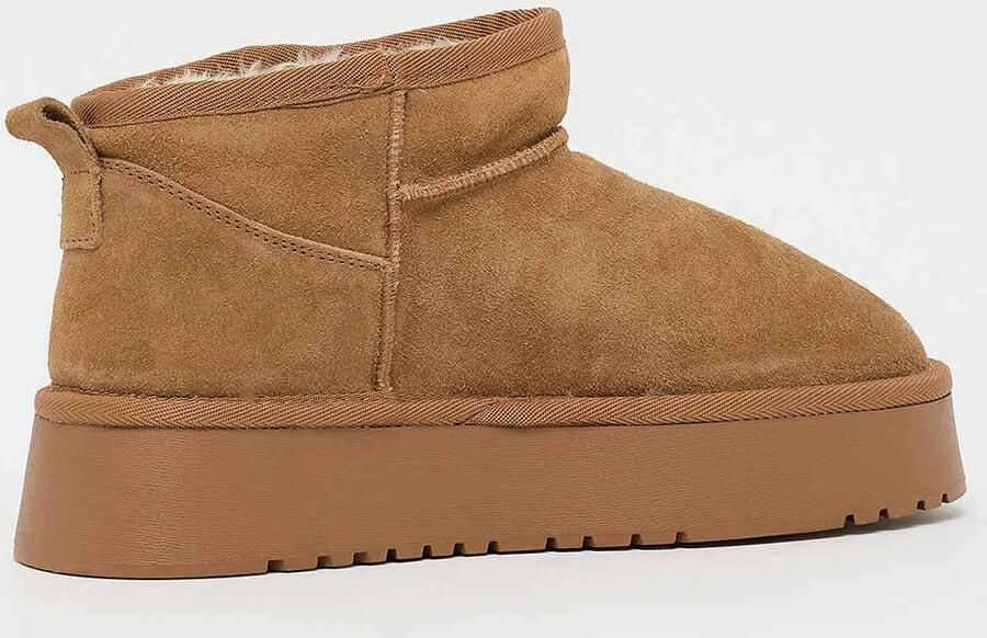 Decibel Pipah Plateau Leather Boot Women Boots beige Schoenen