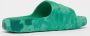 Adidas Originals Adilette 22 Badslippers adidas Adilette in groen formaten: 40.5 - Thumbnail 3