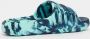 Adidas adilette Dames Slippers en Sandalen Blauw Maat: 38 Mesh Synthetisch Foot Locker - Thumbnail 4