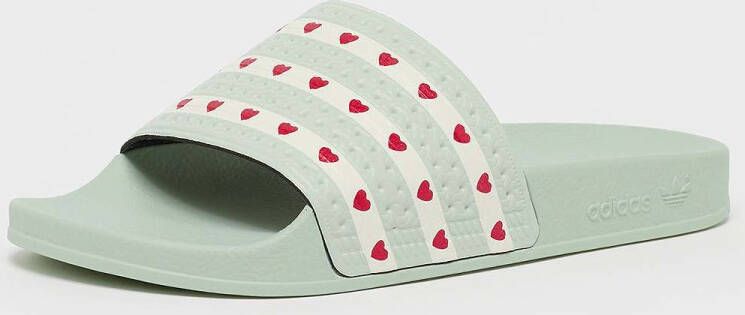 adidas Originals Adilette Badslippers adidas Adilette in groen formaten: 42