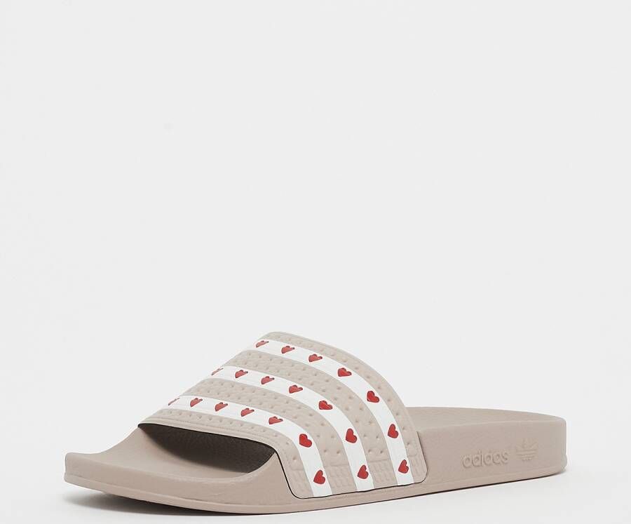 adidas Originals Adilette Badslippers Sandalen & Slides Schoenen wonder quartz core white better scarlet maat: 38 beschikbare maaten:35 37 38 39