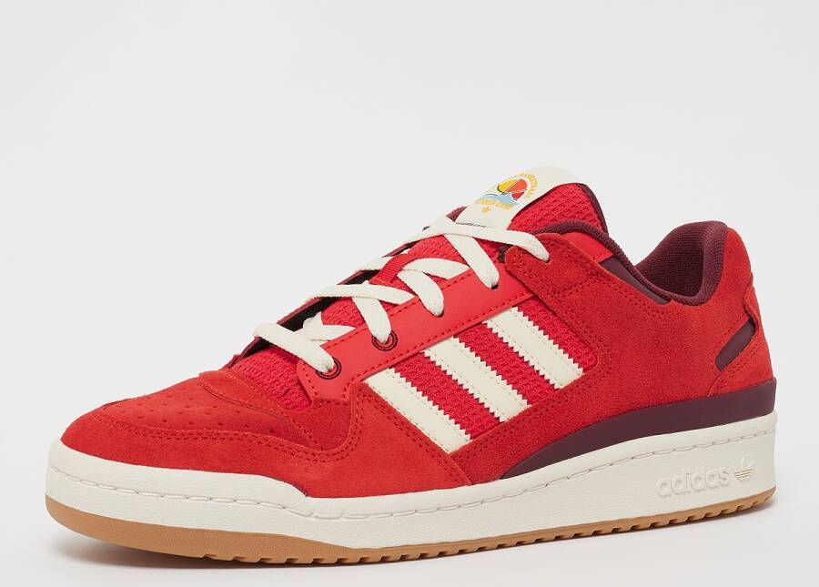 adidas Originals Forum Low Cl Sneaker Basketball Schoenen red off white gum3 maat: 41 1 3 beschikbare maaten:41 1 3