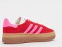 Adidas Originals Gazelle Bold Dames Collegiate Red Lucid Pink Core White- Dames Collegiate Red Lucid Pink Core White - Thumbnail 30