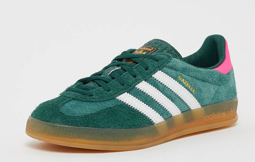 adidas Originals Gazelle Indoor W Sneaker Gazelle Schoenen collegiate green ftwr white lucid pink maat: 36 2 3 beschikbare maaten:36 2 3 38 2 3