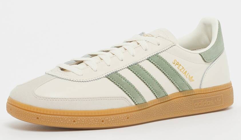 adidas Originals Handball Spezial Sneaker Terrace Styles Schoenen white silver green gum 3 maat: 41 1 3 beschikbare maaten:41 1 3 42 2 3 43 1