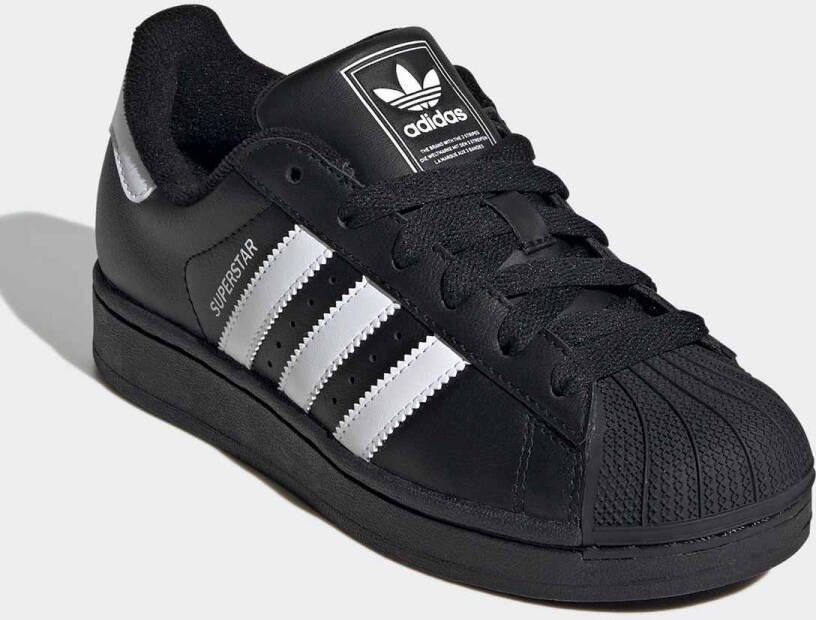 adidas Originals Superstar II J core black lucid pink core black unisex zwart 1 3 Schoenen